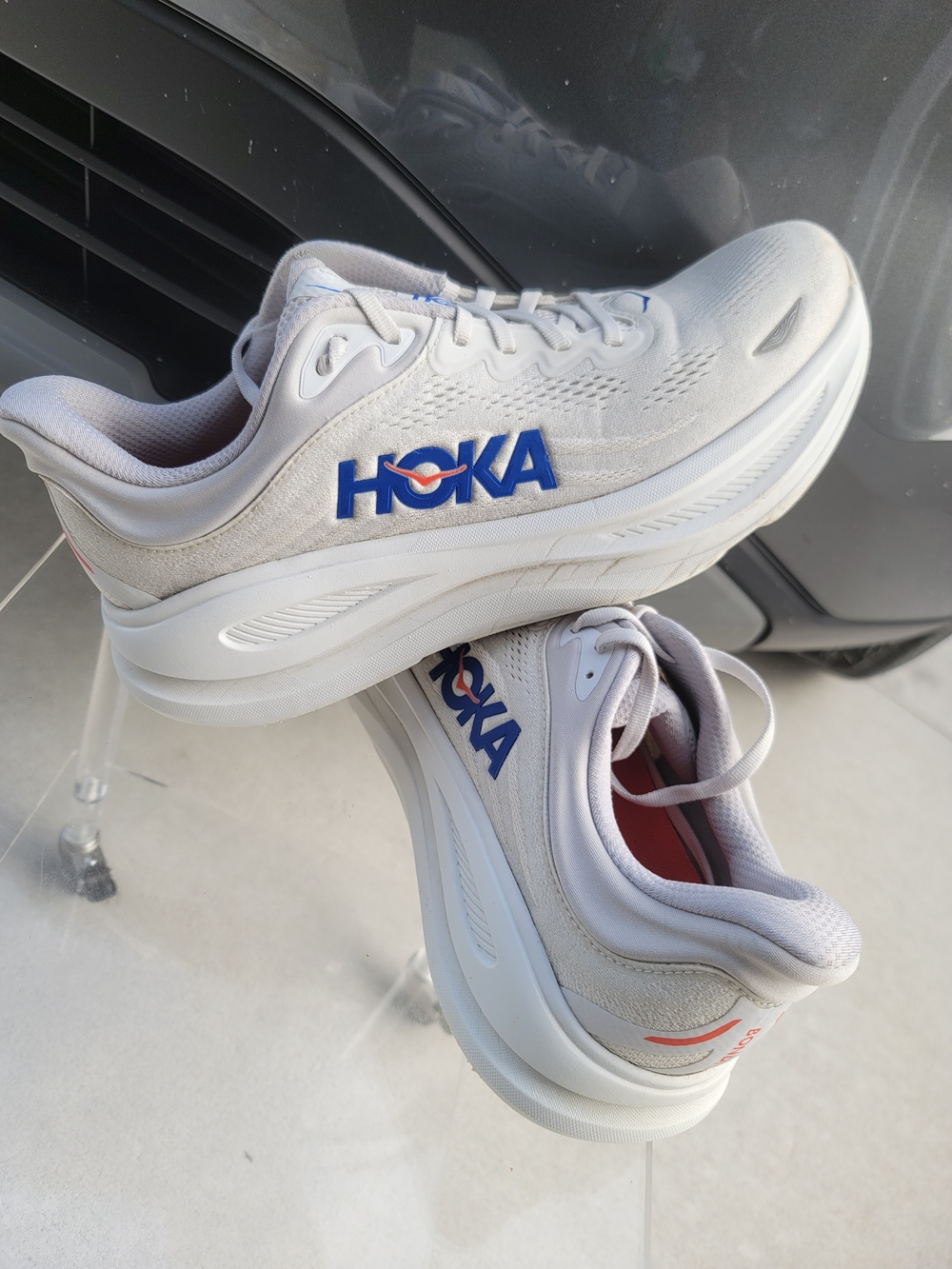 HOKA Bondi 9 Athletic Running Shoes - Picture 3 of 12
